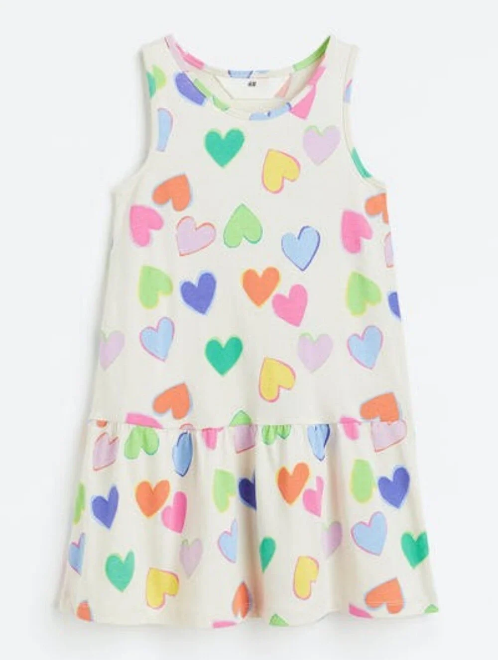 Lot Of 4 H&M Girl's Pattern Cotton Dresses Size 5T/6